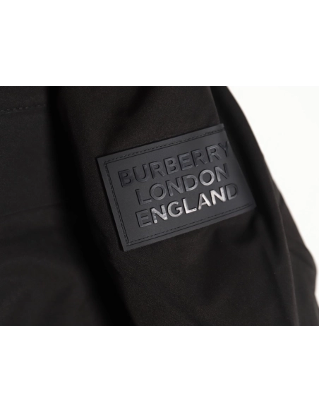 Burberry 3M reflective lettering hooded down jacket TSK1,Burberry