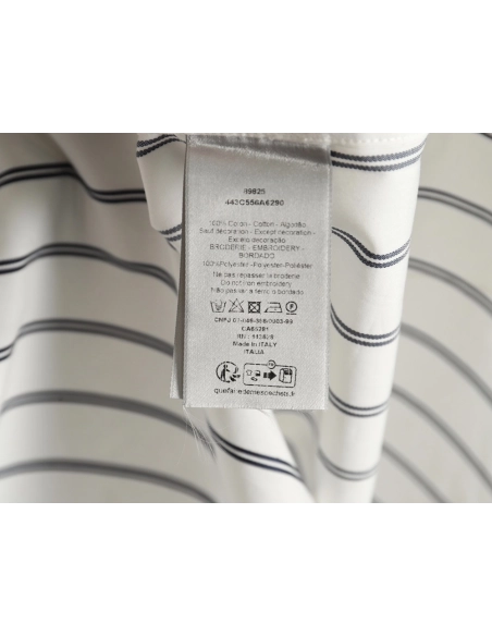 Dior striped shirt with pocket embroidery,Dior