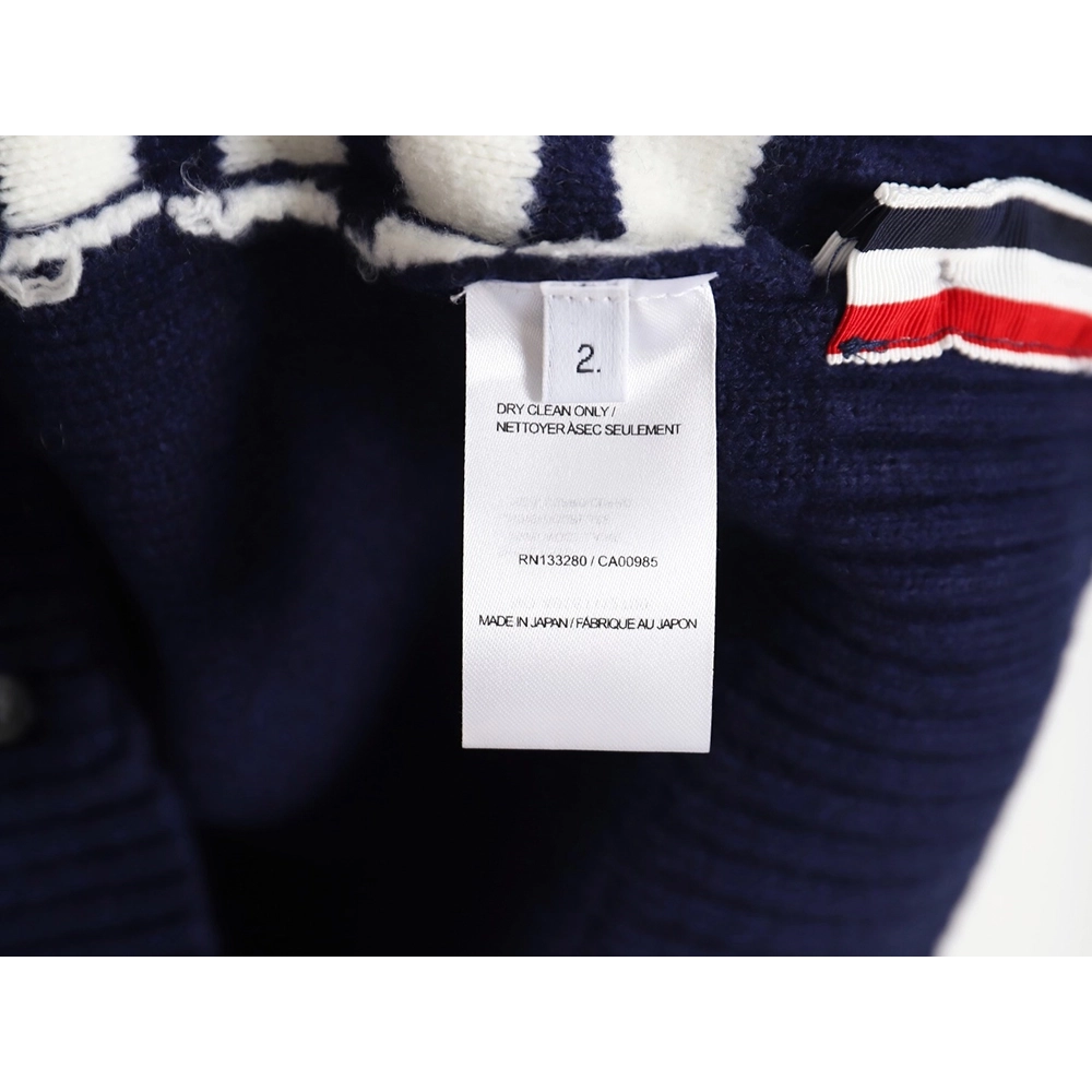 Thom Browne Four Stripe Crew Neck Sweater TSK1,Thom Browne