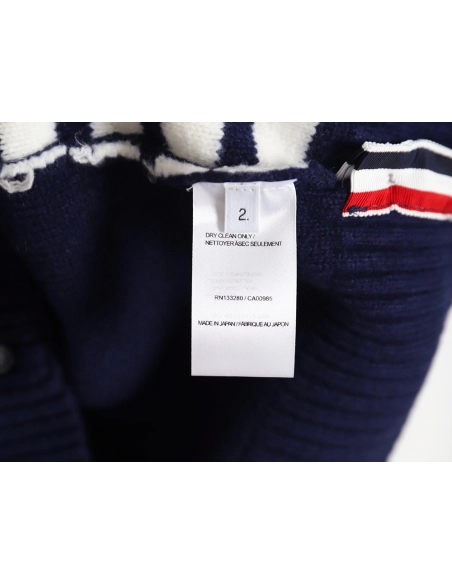 Thom Browne Four Stripe Crew Neck Sweater TSK1,Thom Browne