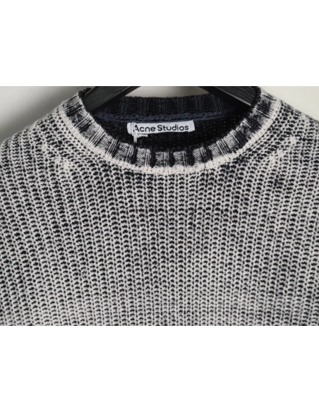 Acne distressed tie-dye crewneck sweater,Acne Studios