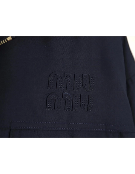 Miu Miu Triangle Pocket Batavia Wool Jacket,Miu Miu