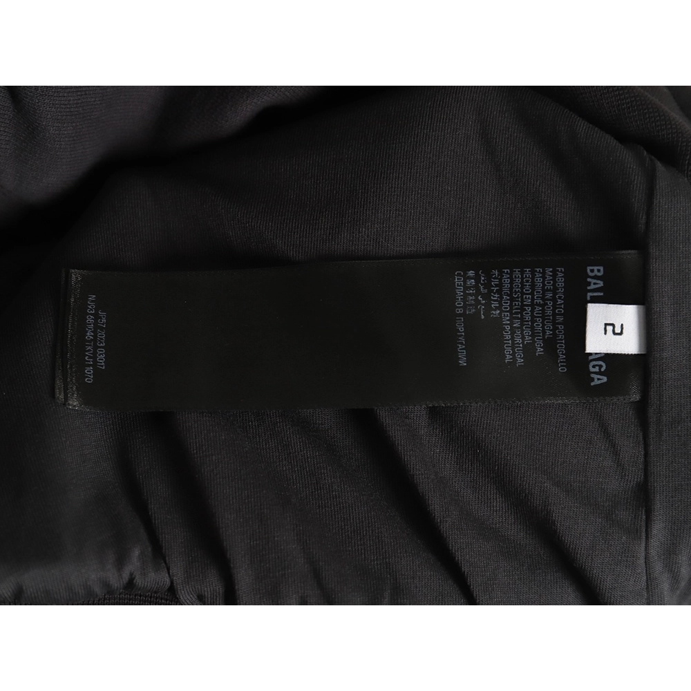 Balenciaga Double Ring Motorcycle Zip Heavy Jacket,Balenciaga