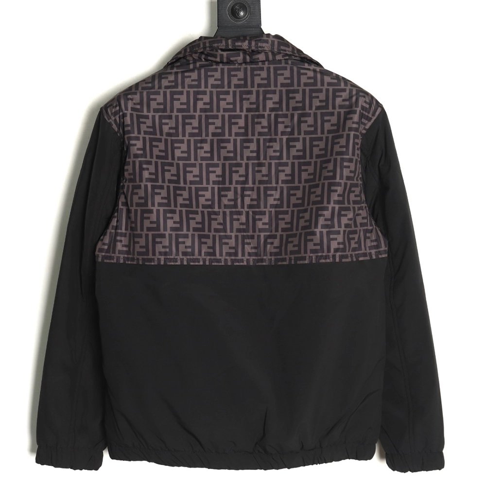 Fendi FF full print patchwork cotton jacket TSK1,Fendi