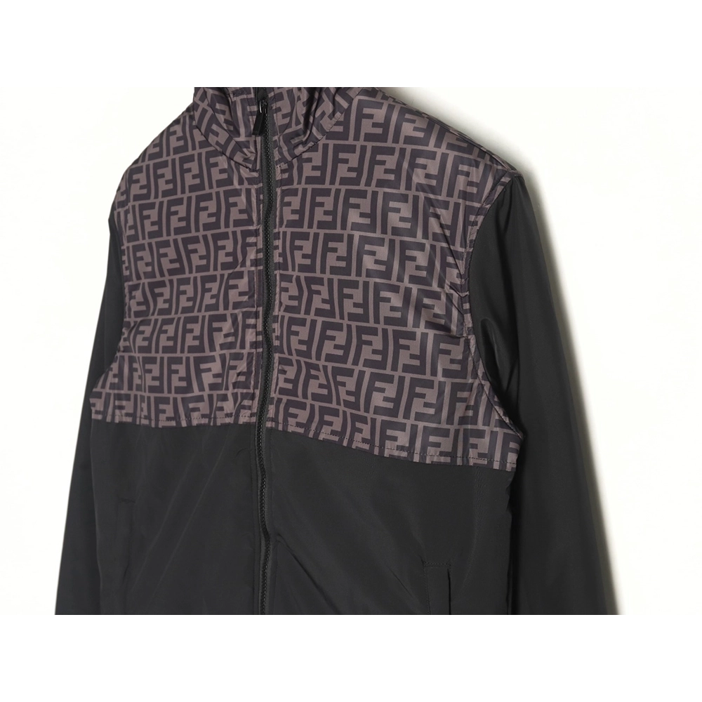 Fendi FF full print patchwork cotton jacket TSK1,Fendi
