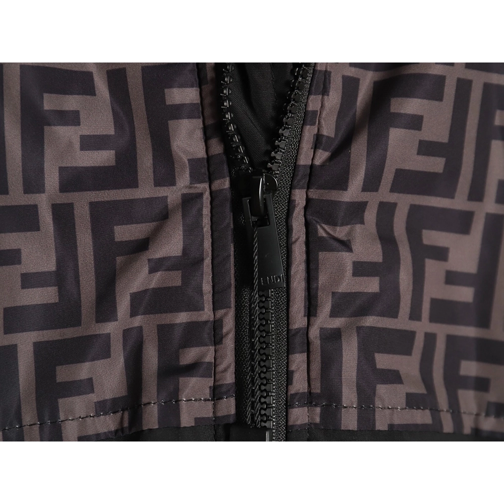 Fendi FF full print patchwork cotton jacket TSK1,Fendi
