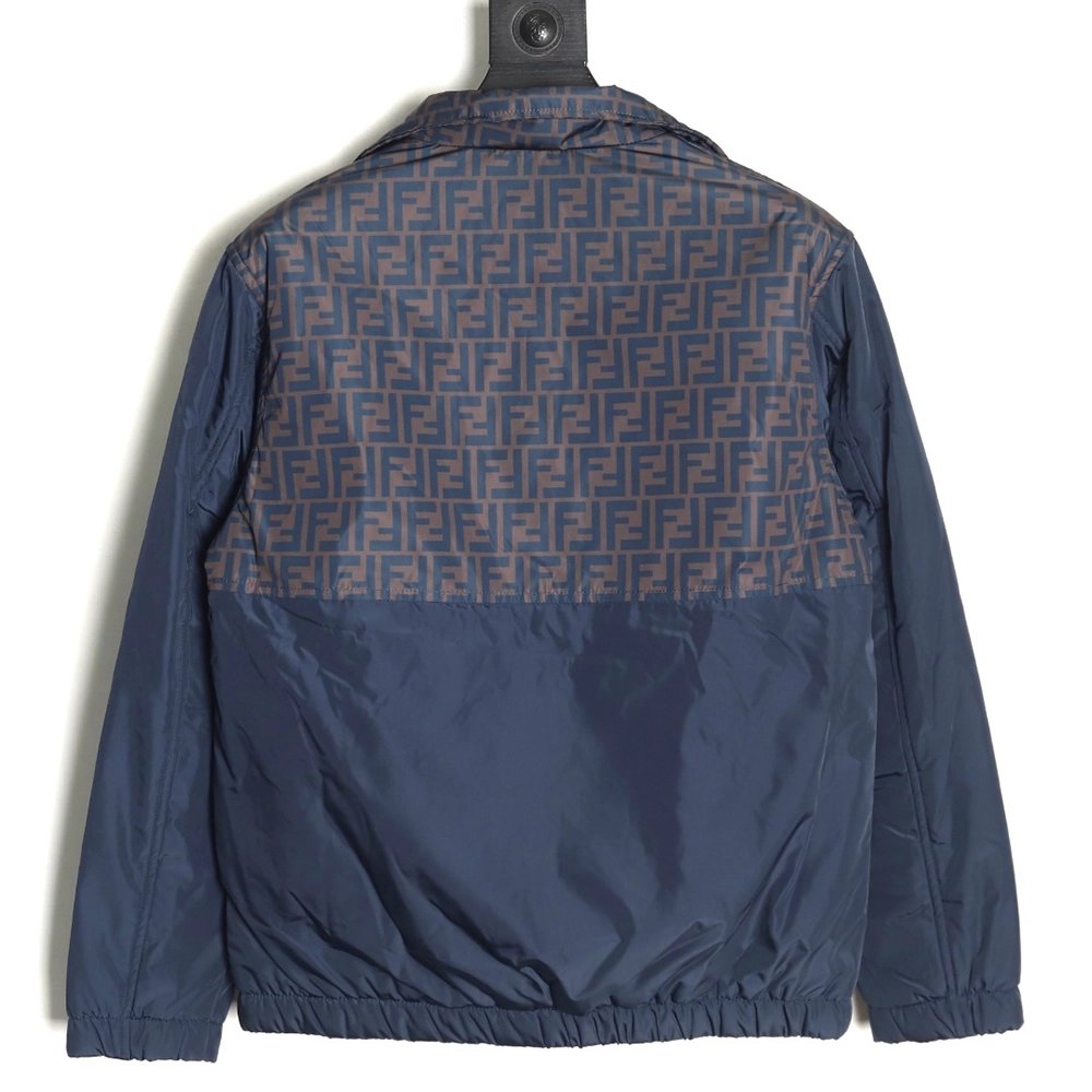 Fendi FF full print patchwork cotton jacket,Fendi