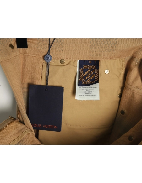 Louis Vuitton Pharrell Collaboration Vintage Checkerboard Jeans,Louis Vuitton