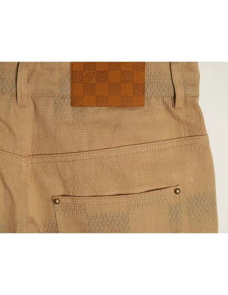 Louis Vuitton Pharrell Collaboration Vintage Checkerboard Jeans,Louis Vuitton