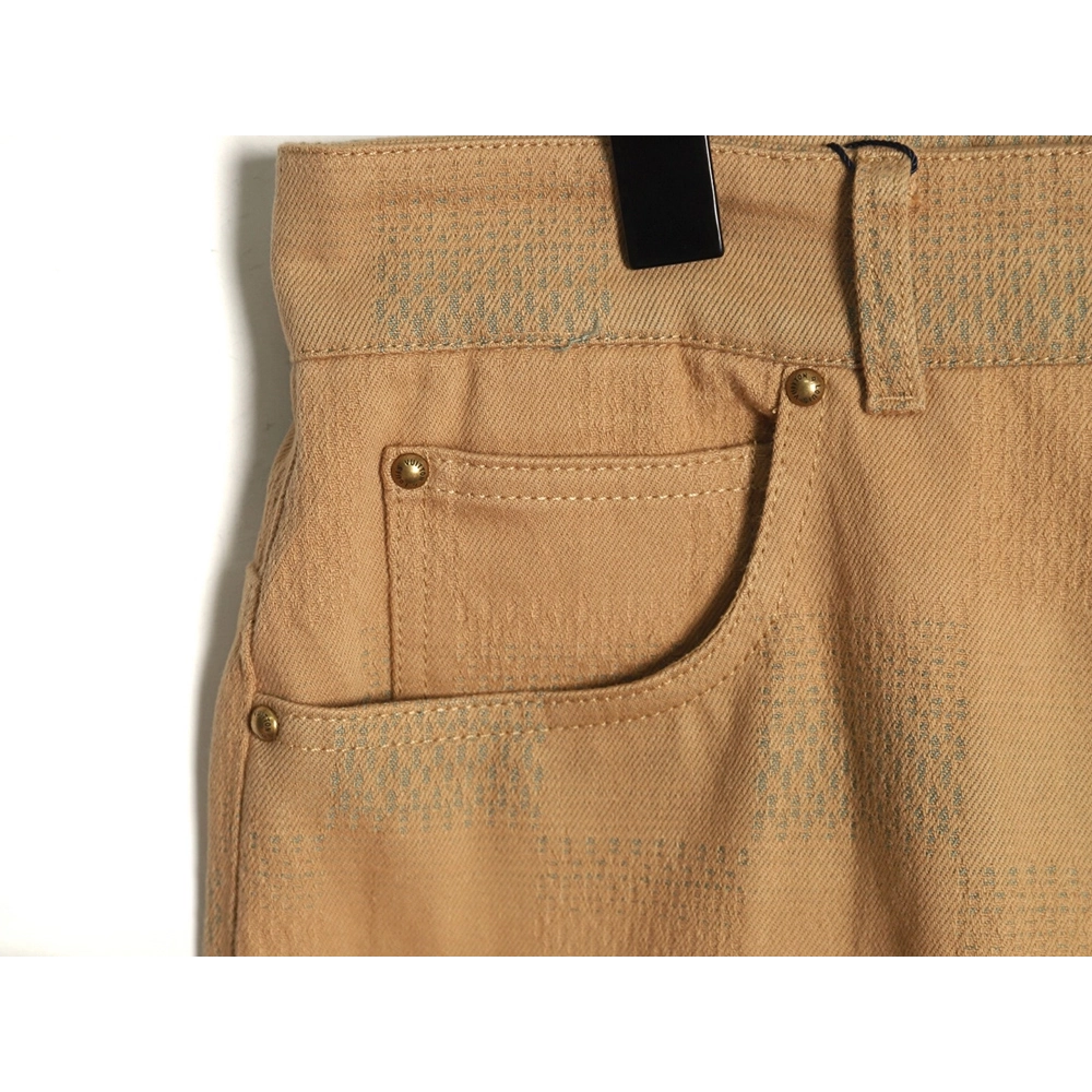 Louis Vuitton Pharrell Collaboration Vintage Checkerboard Jeans,Louis Vuitton