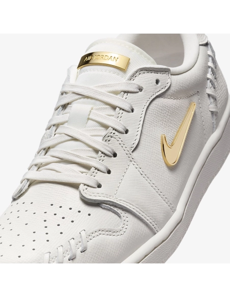 Air Jordan 1 Low Method of Make Sail Metallic Gold,AIR JORDAN 1 LOW