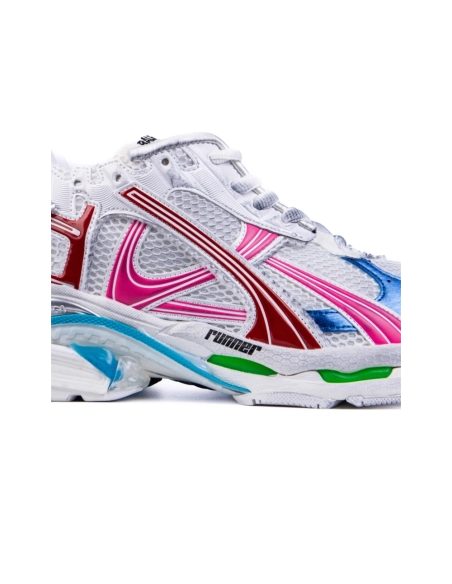 Balenciaga Runner Sneaker Worn-Out - White Multi-Color,Balenciaga Runner