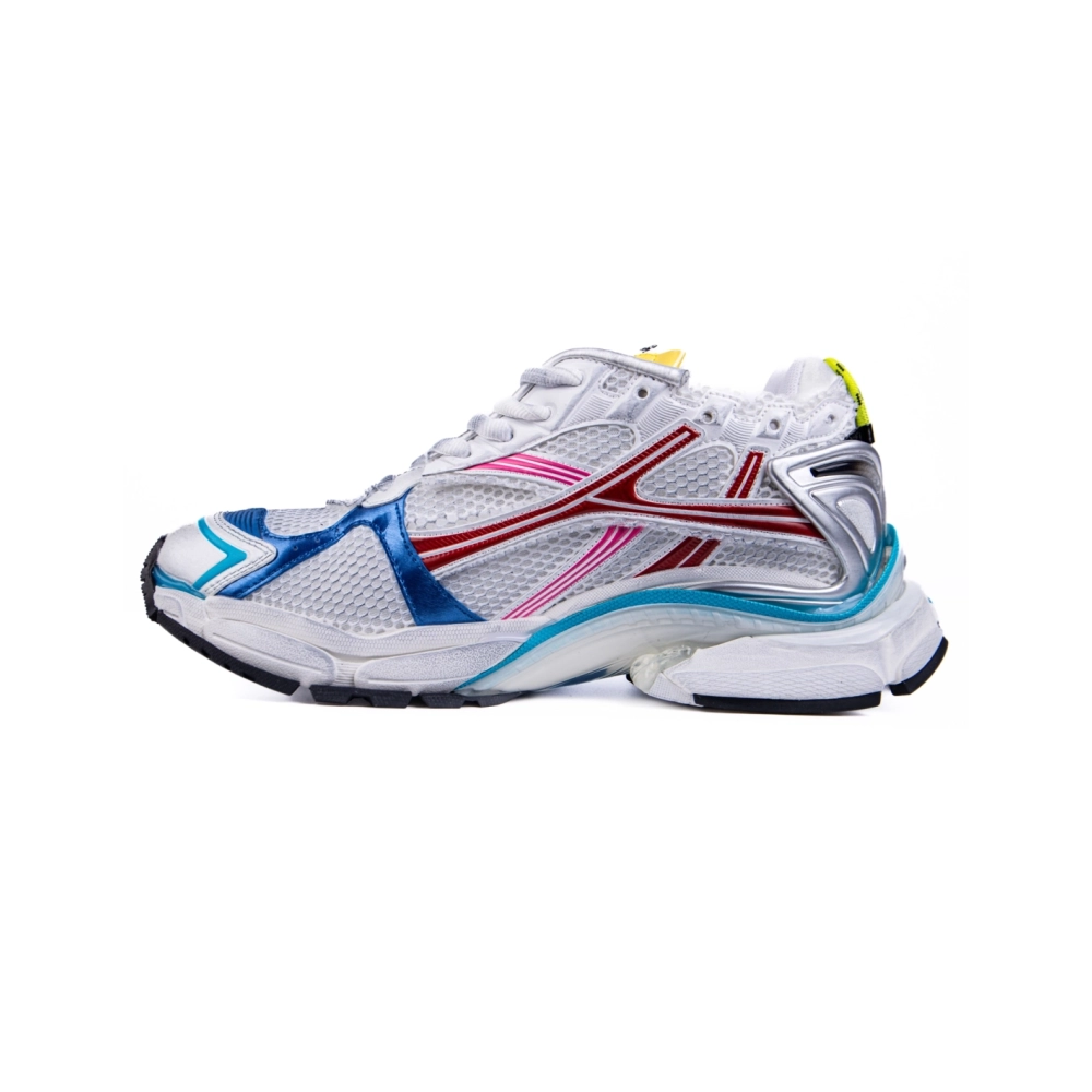 Balenciaga Runner Sneaker Worn-Out - White Multi-Color,Balenciaga Runner