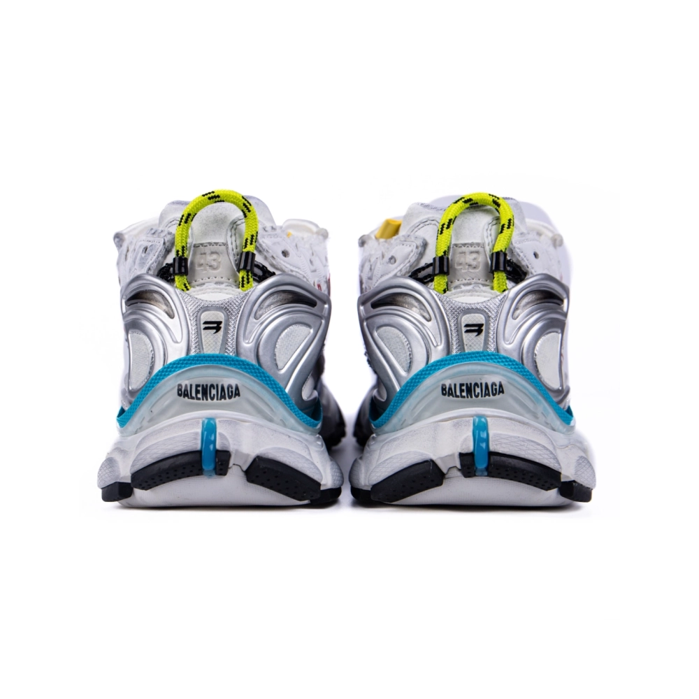 Balenciaga Runner Sneaker Worn-Out - White Multi-Color,Balenciaga Runner