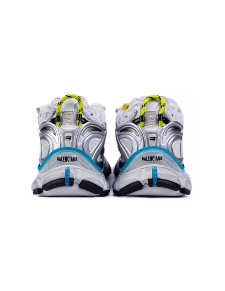 Balenciaga Runner Sneaker Worn-Out - White Multi-Color,Balenciaga Runner