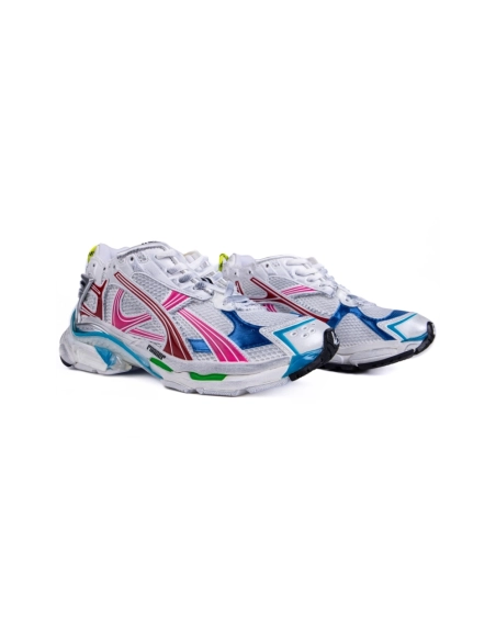 Balenciaga Runner Sneaker Worn-Out - White Multi-Color,Balenciaga Runner