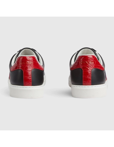 Gucci Ace Web Black Navy Red,GUCCI SHOES,Other Brand Sneakers