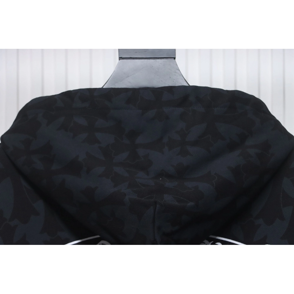 Chrome Hearts Cross Flower Arm Zip Hoodie,Chrome Hearts Hoodie,Hoodie,APPAREL