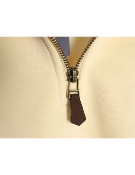 Ralph Lauren Embroidered Logo Half Zip Brushed Sweatshirt,Ralph Lauren Sweatshirt,Sweatshirt,APPAREL