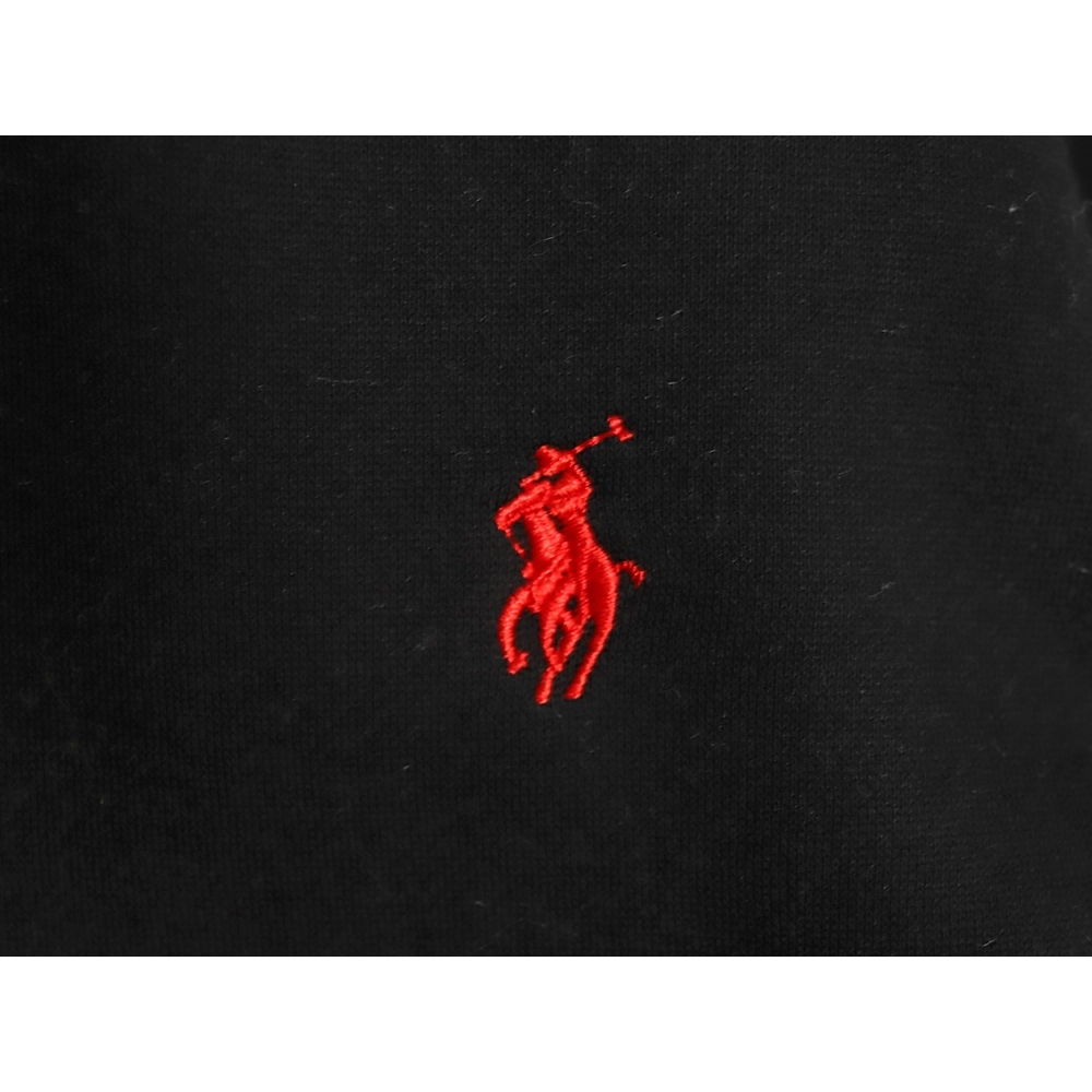 Ralph Lauren Embroidered Logo Half Zip Brushed Sweatshirt,Ralph Lauren Sweatshirt,Sweatshirt,APPAREL