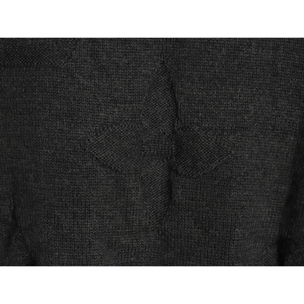 Louis Vuitton dark pattern jacquard halfzip sweater,Louis Vuitton Sweatshirt,Sweatshirt,APPAREL