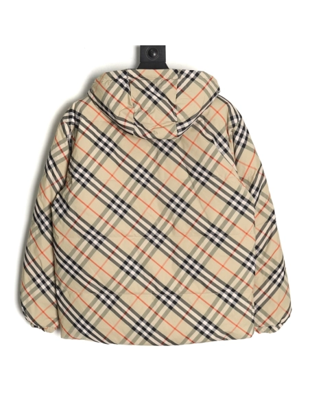 Burberry Check reversible down jacket,Burberry Jacket,Jacket,APPAREL