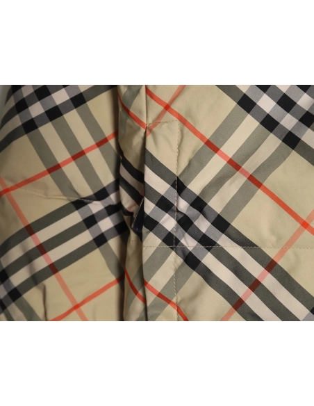Burberry Check reversible down jacket,Burberry Jacket,Jacket,APPAREL