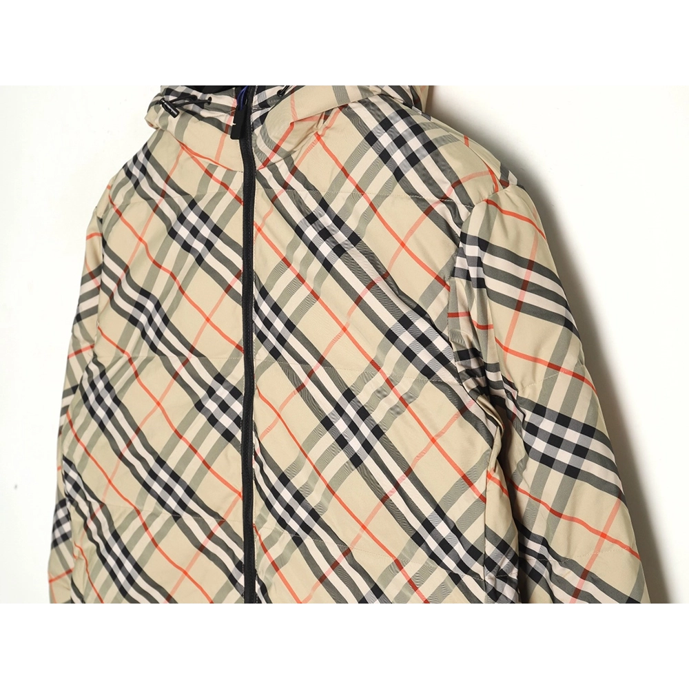 Burberry Check reversible down jacket,Burberry Jacket,Jacket,APPAREL