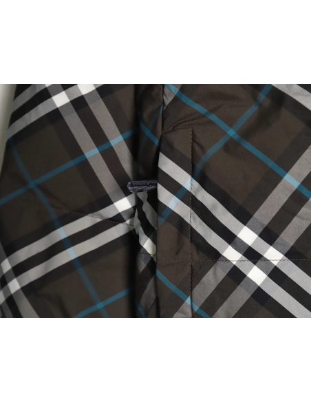 Burberry Check reversible down jacket,Burberry Jacket,Jacket,APPAREL