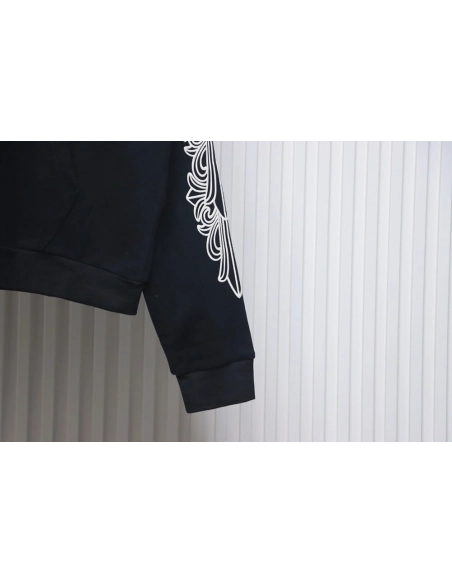 Chrome Hearts Cross Flower Arm Hoodie,Chrome Hearts Hoodie,Hoodie,APPAREL