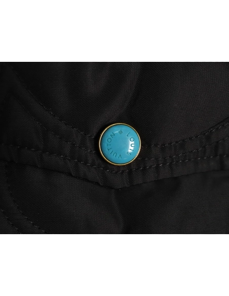 Louis Vuitton Turquoise Quilted Shirt Style Padded Jacket,Louis Vuitton Jacket,Jacket,APPAREL