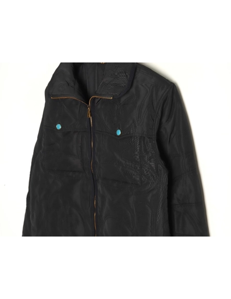 Louis Vuitton Turquoise Quilted Shirt Style Padded Jacket,Louis Vuitton Jacket,Jacket,APPAREL