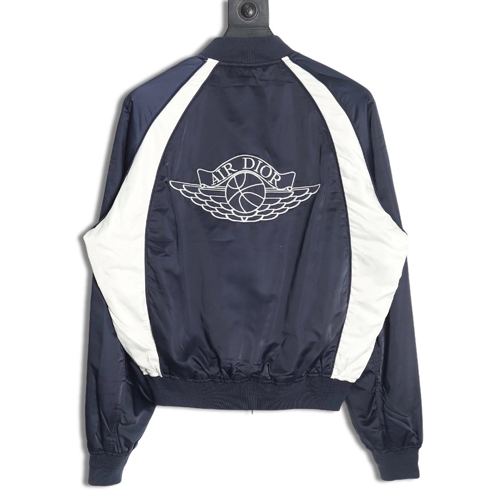 Dior Air Jordan joint model flying wings embroidered flight jacket,Dior Jacket,Jacket,APPAREL