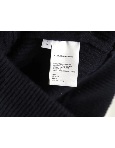 Thom Browne Thick Striped Cable Coat,Thom Browne Jacket,Jacket,APPAREL