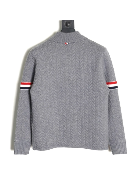 Thom Browne Herringbone wool coat,Thom Browne Jacket,Jacket,APPAREL