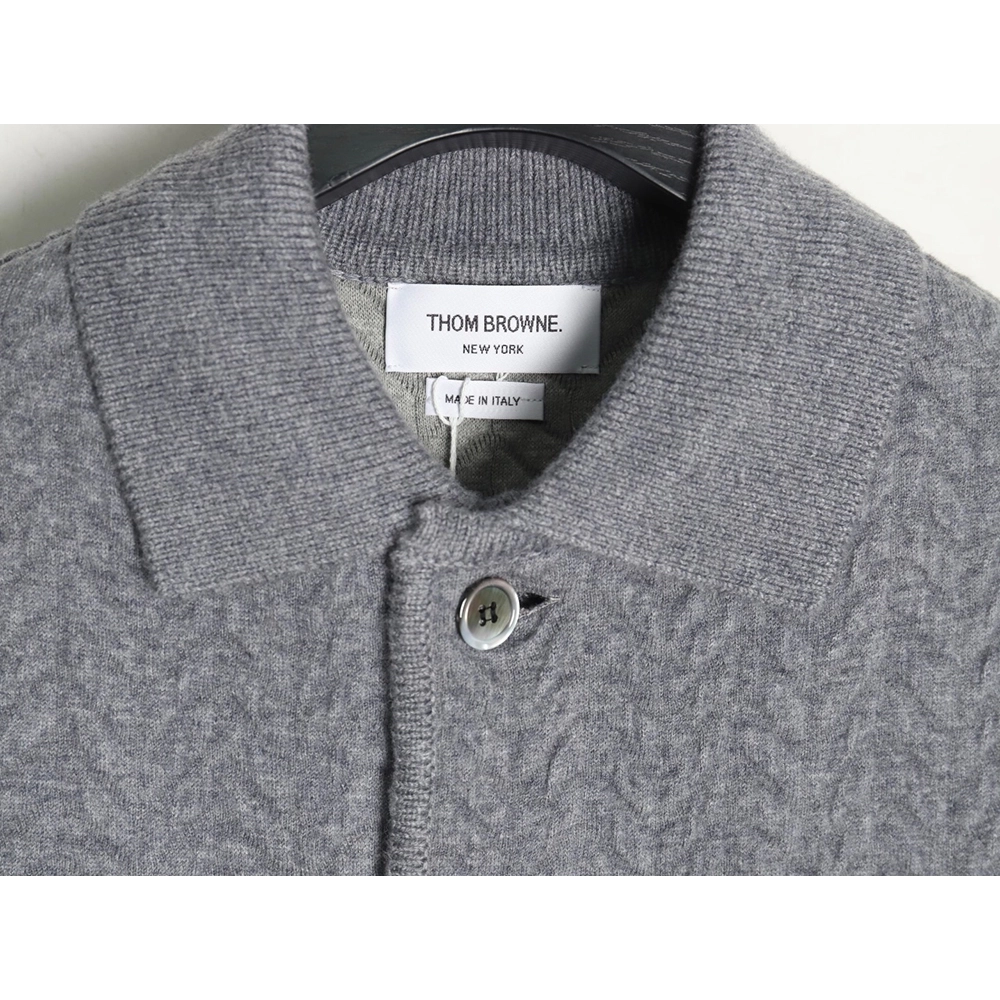 Thom Browne Herringbone wool coat,Thom Browne Jacket,Jacket,APPAREL