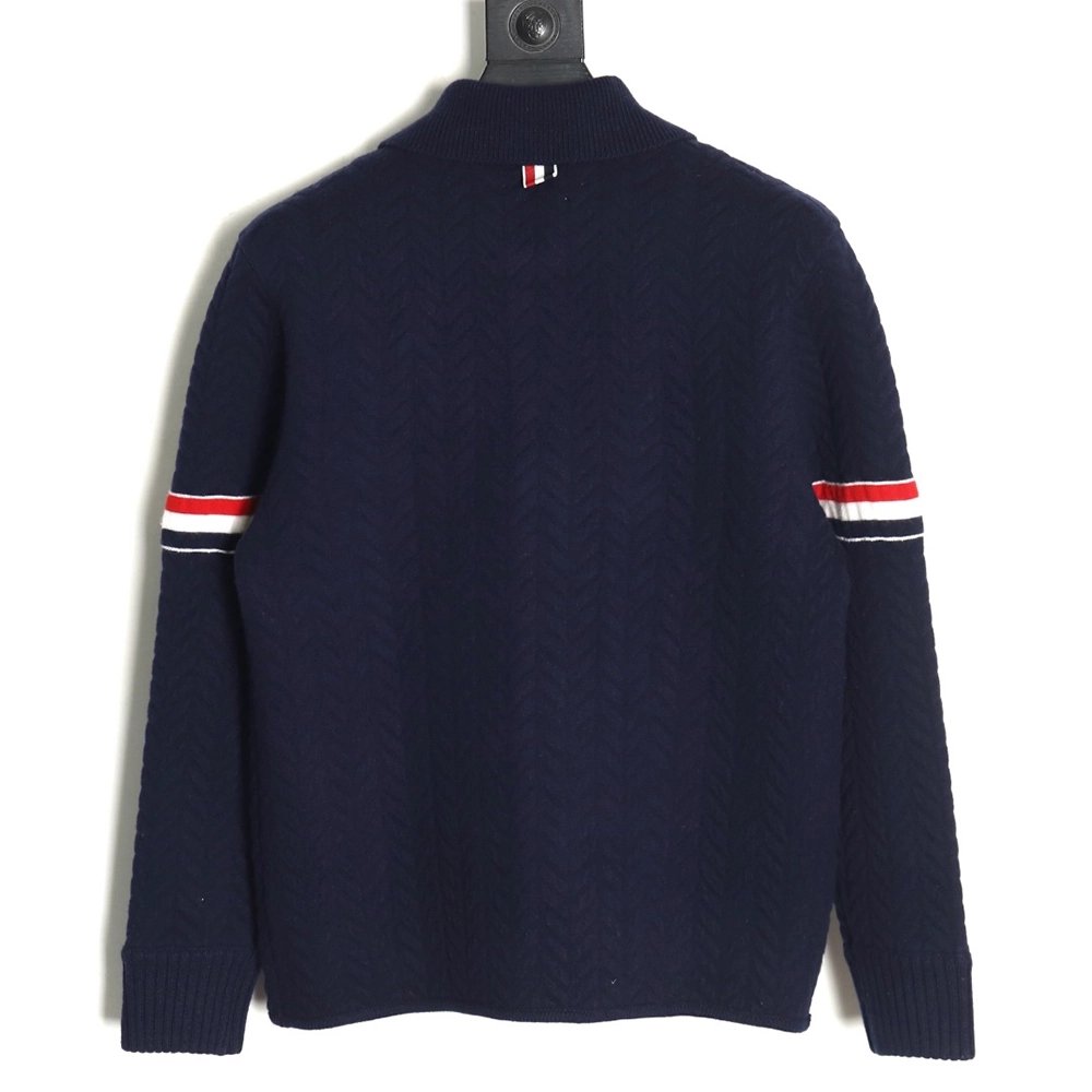 Thom Browne Herringbone wool coat,Thom Browne Jacket,Jacket,APPAREL