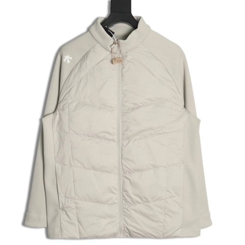 Descente paneled standcollar down jacket,Descente Jacket,Jacket,APPAREL