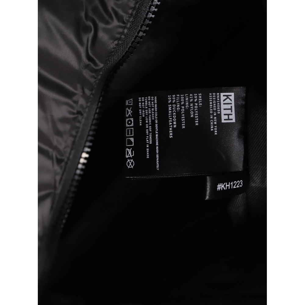 KITH MLB joint python pattern embroidered letter down jacket,MLB Jacket,Jacket,APPAREL