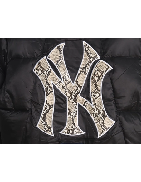 KITH MLB joint python pattern embroidered letter down jacket,MLB Jacket,Jacket,APPAREL