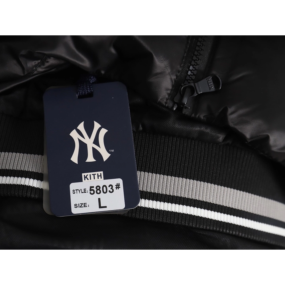 KITH MLB joint python pattern embroidered letter down jacket,MLB Jacket,Jacket,APPAREL
