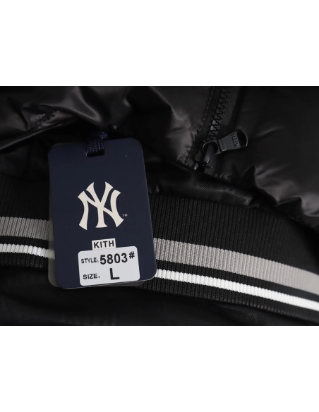 KITH MLB joint python pattern embroidered letter down jacket,MLB Jacket,Jacket,APPAREL