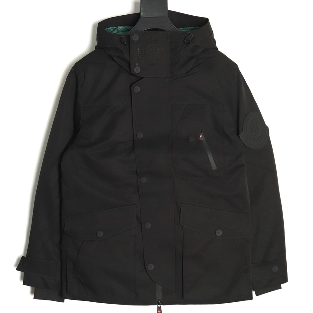 Moncler Rolling Stones cobranded down jacket,Moncler Jacket,Jacket,APPAREL