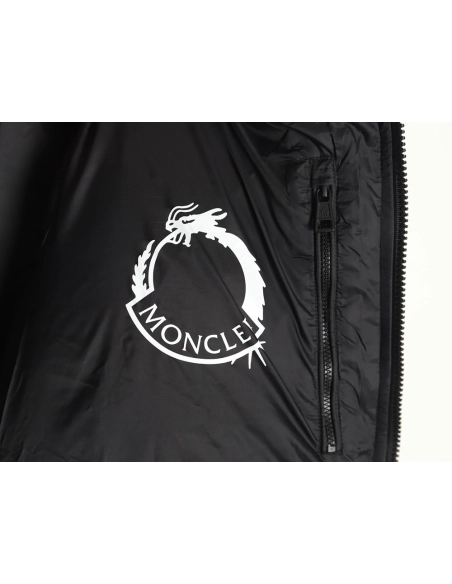Moncler Chinese dragon logo stand collar bun down jacket,Moncler Jacket,Jacket,APPAREL
