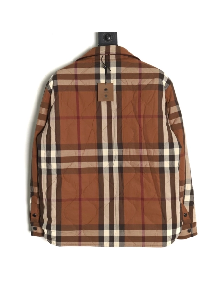 Burberry hem check reversible cotton jacket,Burberry Jacket,Jacket,APPAREL
