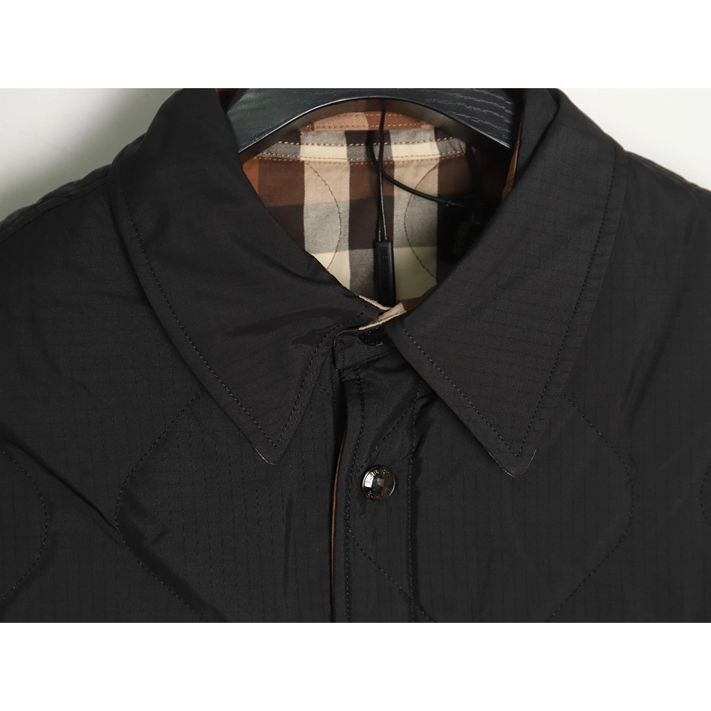 Burberry hem check reversible cotton jacket,Burberry Jacket,Jacket,APPAREL