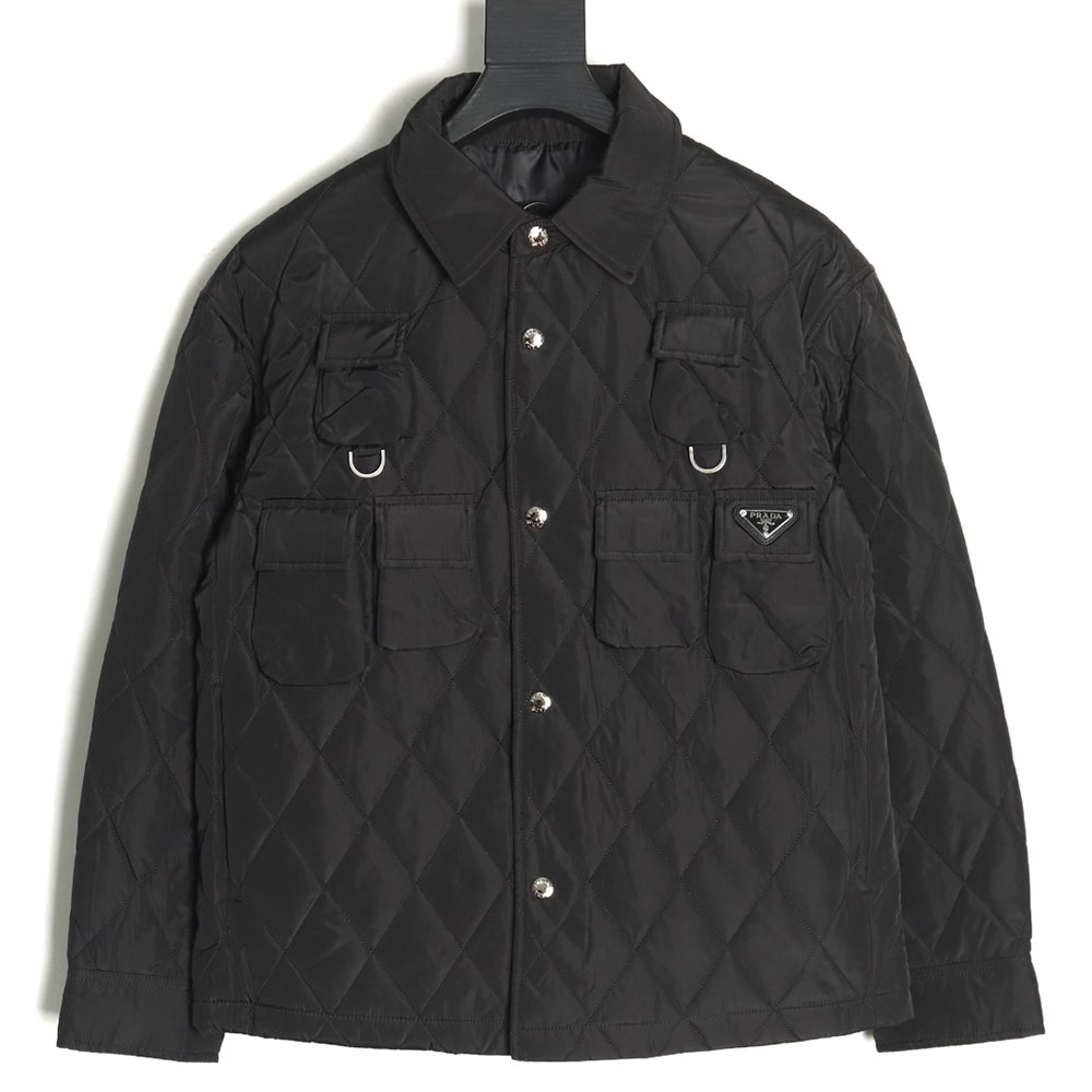 Prada sixpocket thin cotton jacket,Prada Jacket,Jacket,APPAREL