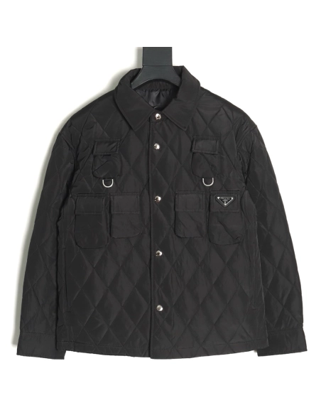 Prada sixpocket thin cotton jacket,Prada Jacket,Jacket,APPAREL