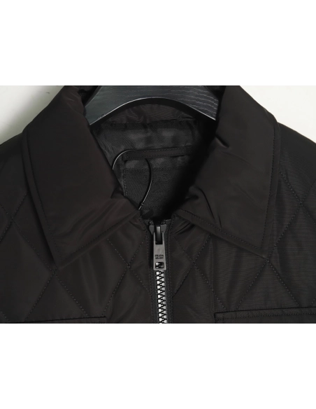 Prada chest square large pockets double zipper thin cotton jacket,Prada Jacket,Jacket,APPAREL