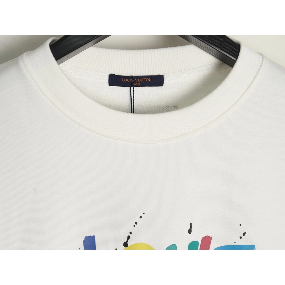 Louis Vuitton colorful presbyopic letter graffiti print crew neck sweatshirt,Louis Vuitton Sweatshirt,Sweatshirt,APPAREL